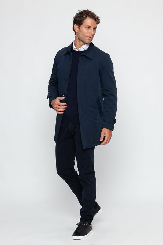 Trench Tecnico Blue Navy