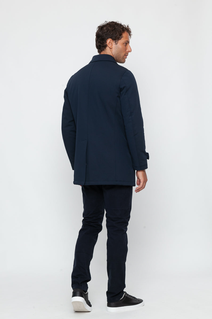 Trench Tecnico Blue Navy