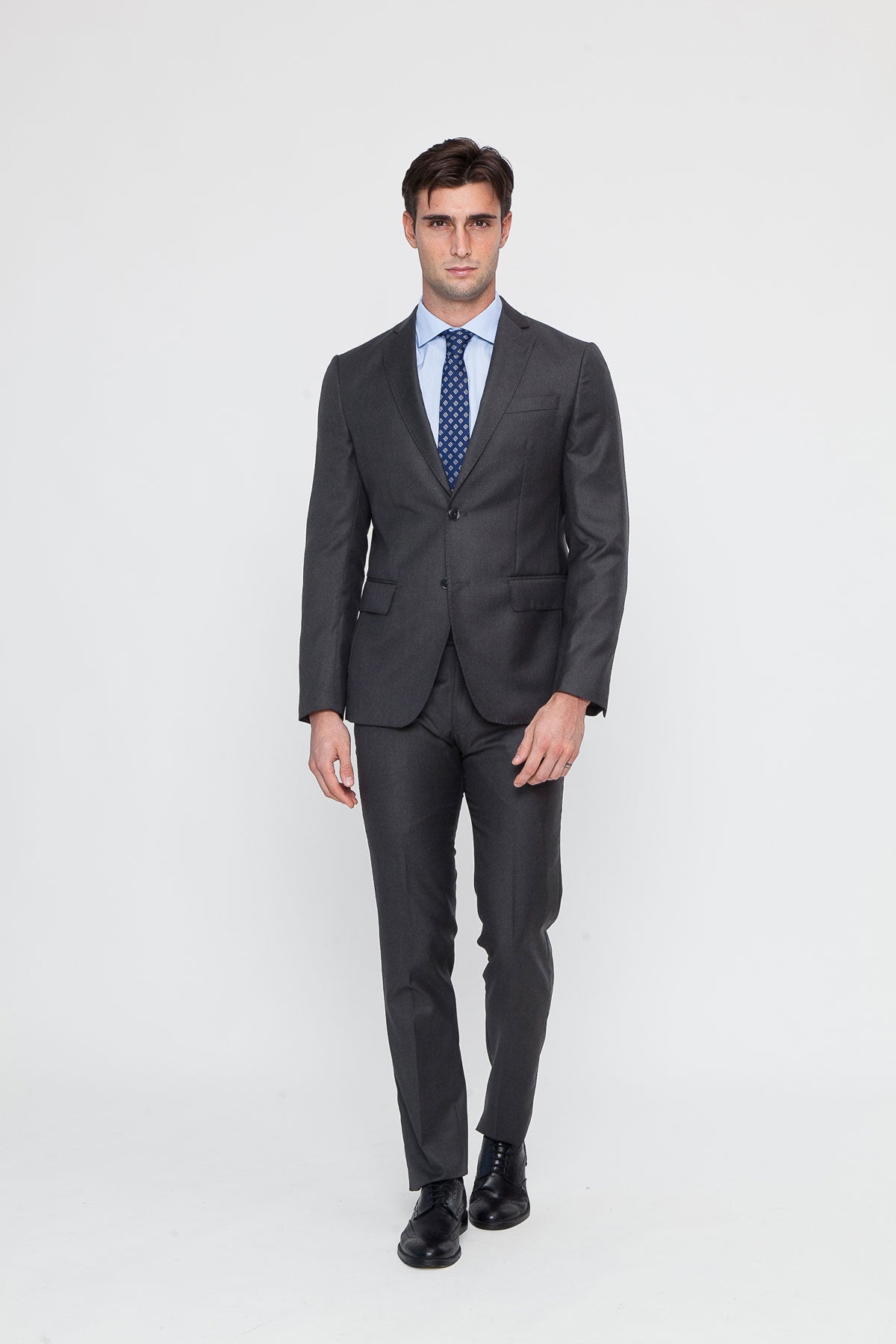 Gray suit