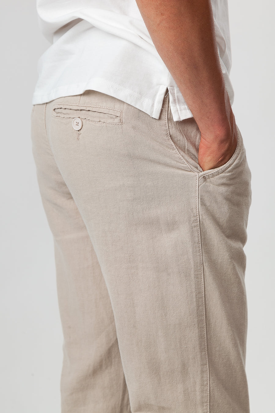 Linen trousers Made in Italy