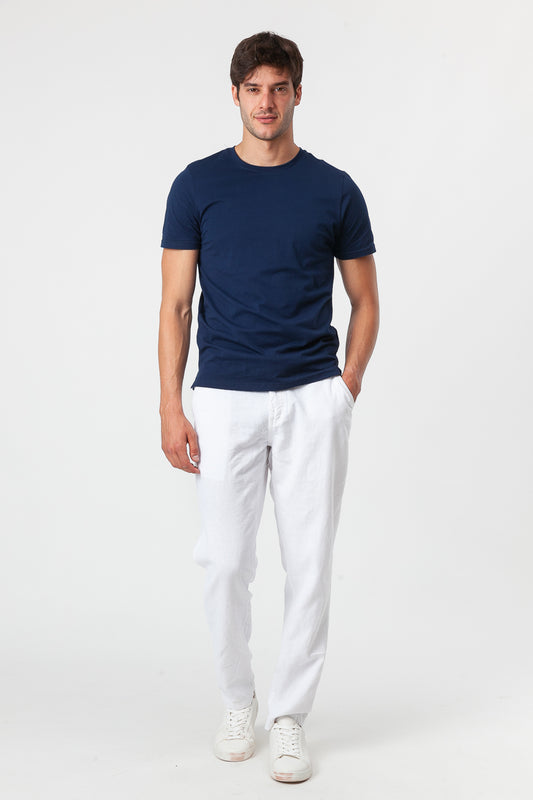 Linen trousers Made in Italy