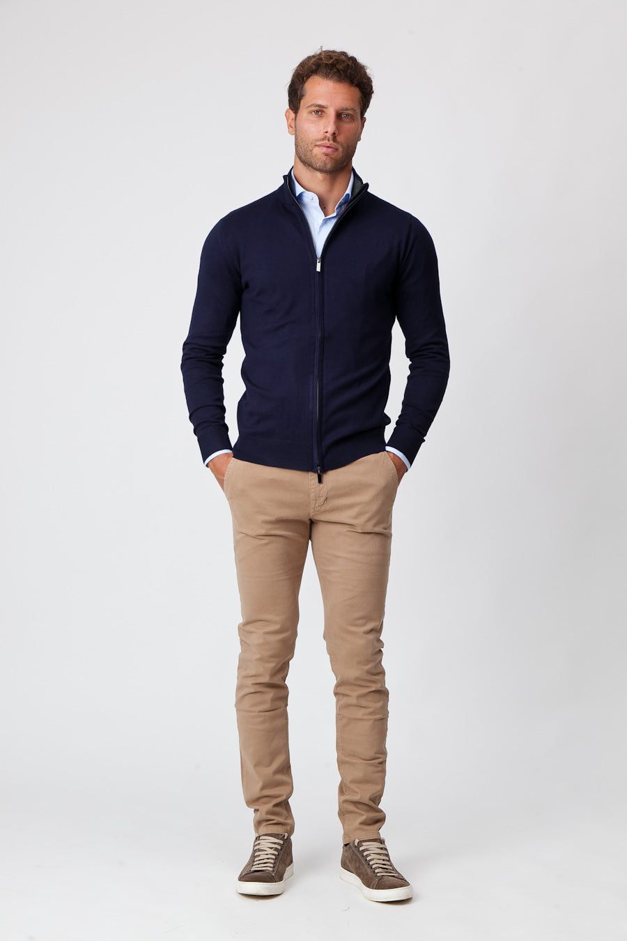  Zip Blue Navy