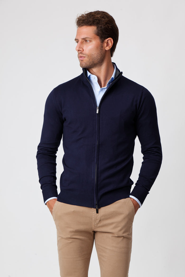  Zip Blue Navy