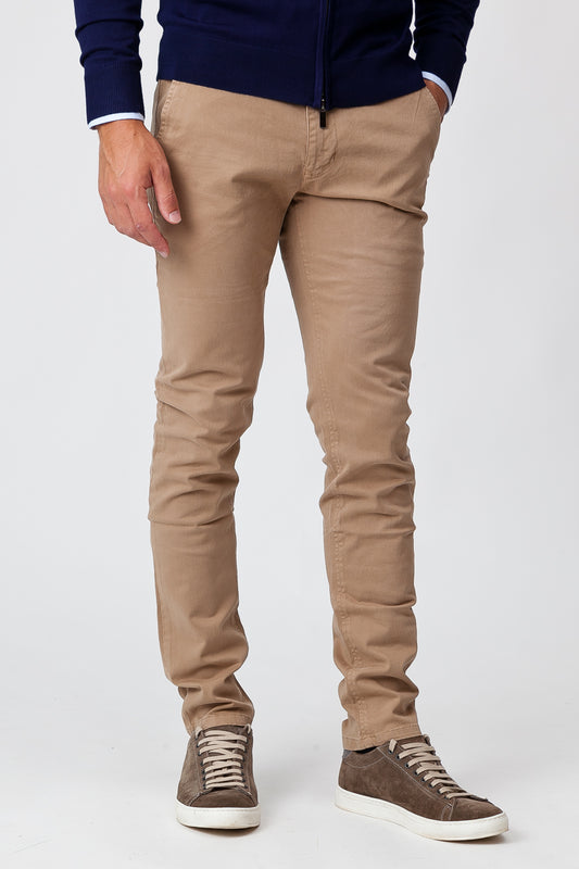 Extra slim honey trousers