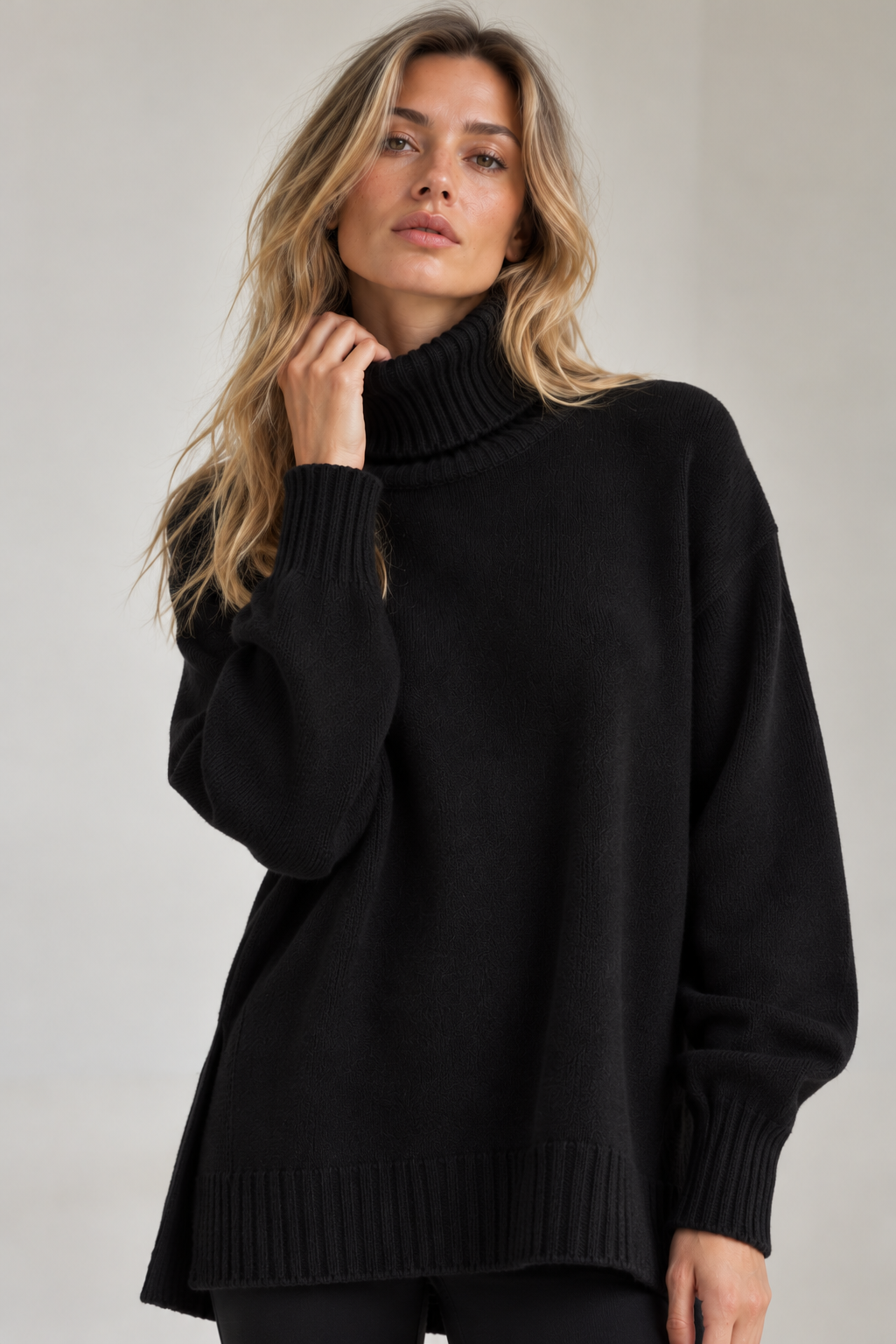Maglione Lungo Nero