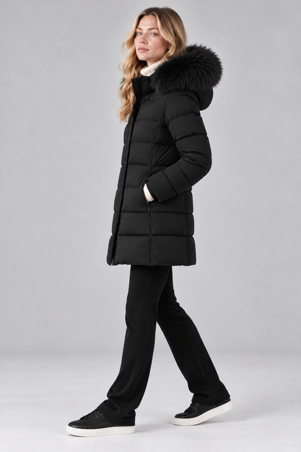Piumino Cortina Nero