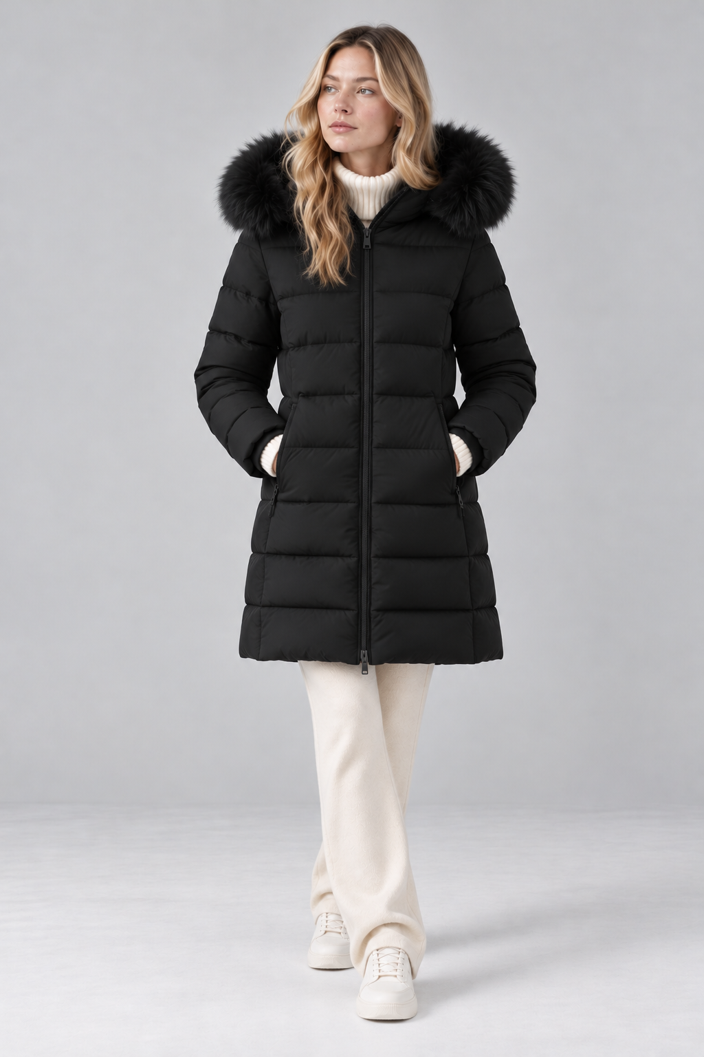 Piumino Cortina Nero