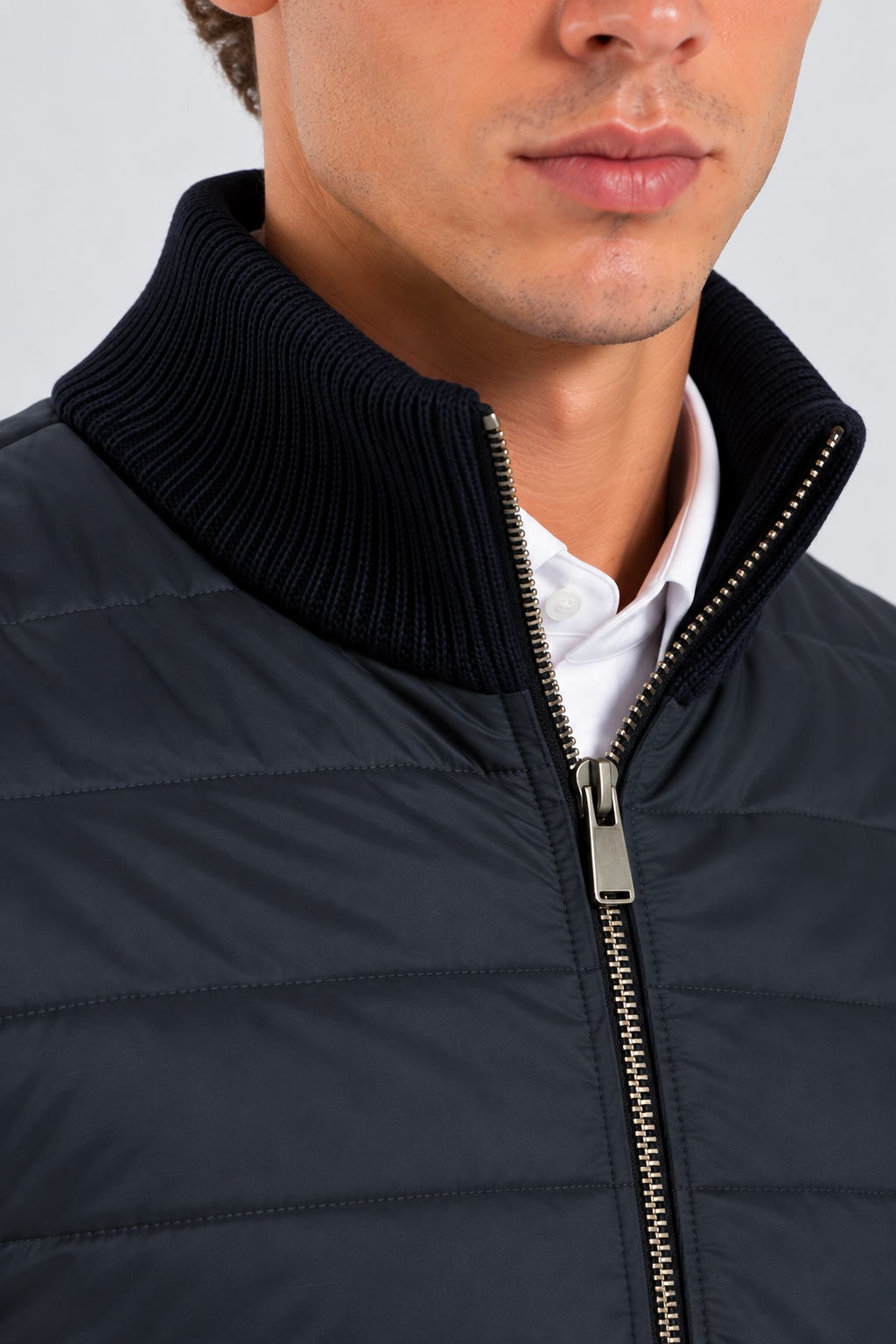 Giubbotto Moderno Blue Navy