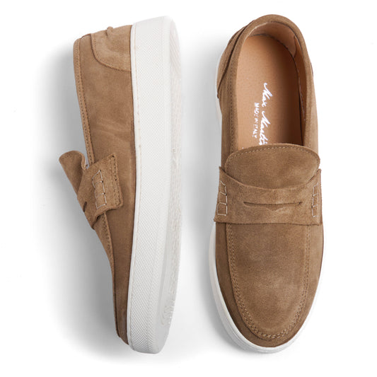 Mocassino Camoscio Beige Outlet
