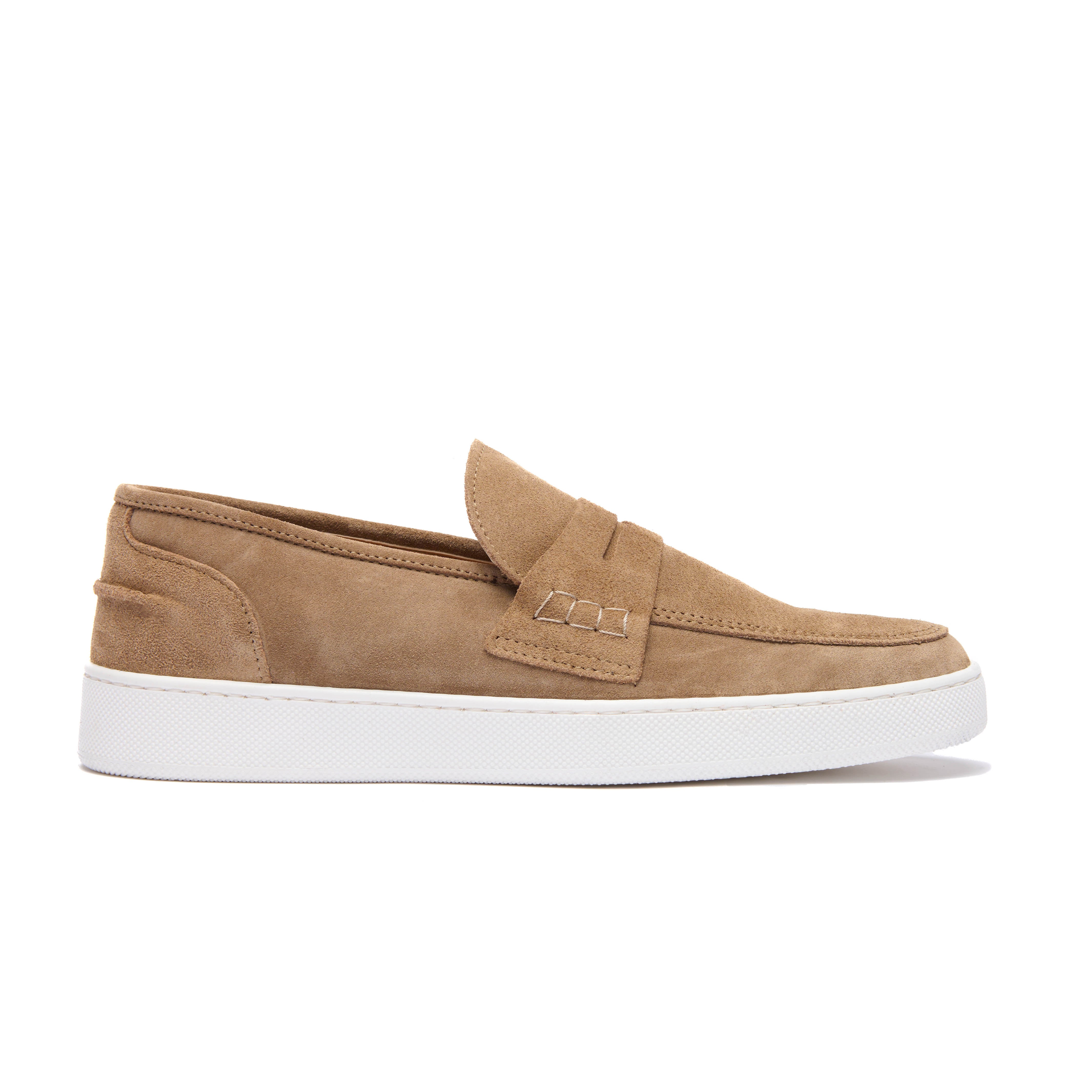 Mocassino Camoscio Beige Outlet