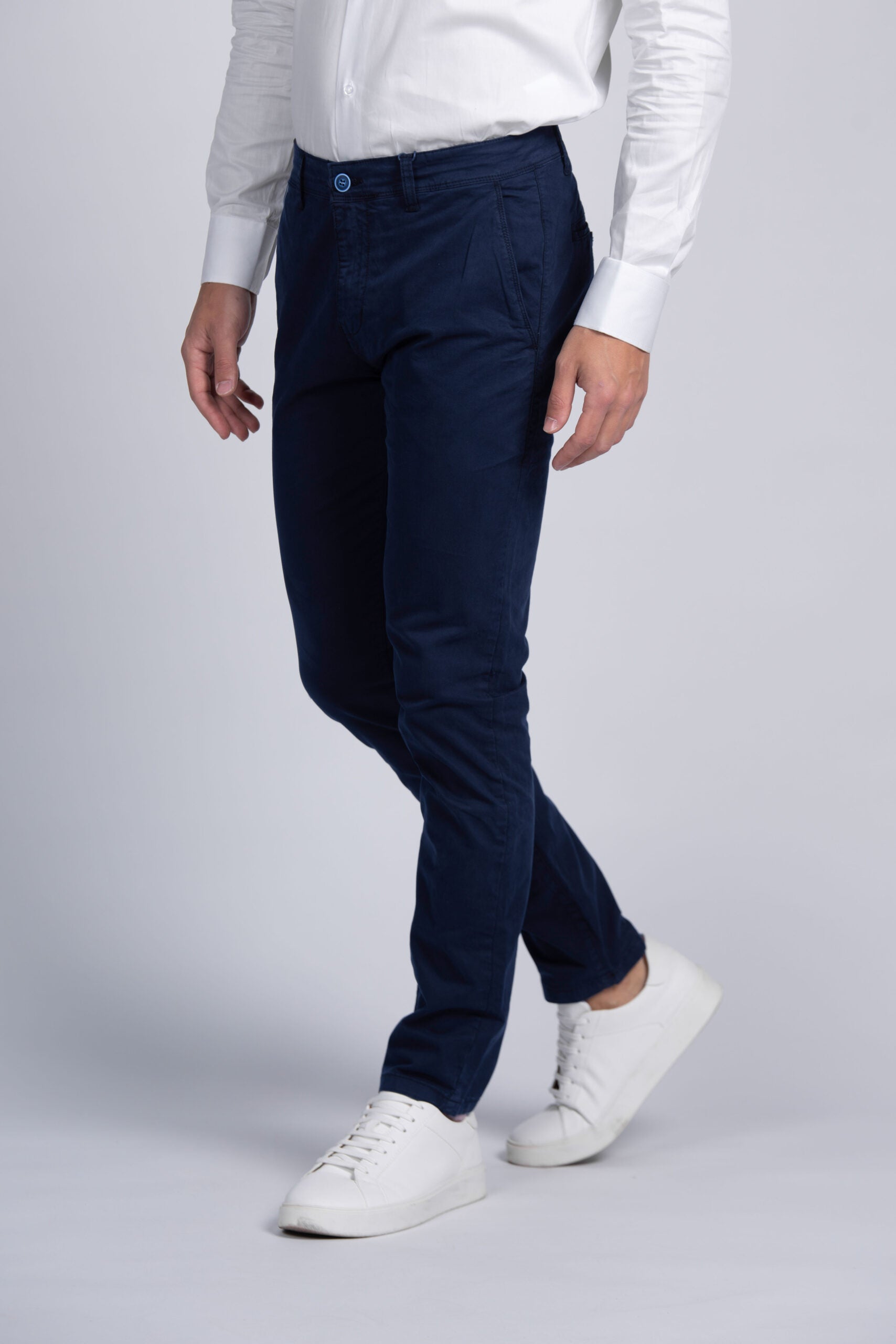 Royal Blue Trousers Made in Italy