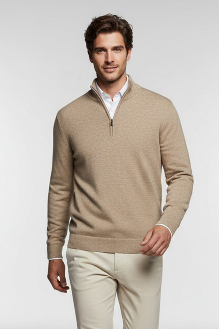 Medio Mezza Zip Beige Medio