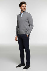 Mezza Zip Grigio