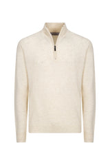  Mezza Zip Beige Chiaro