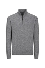 Mezza Zip Grigio