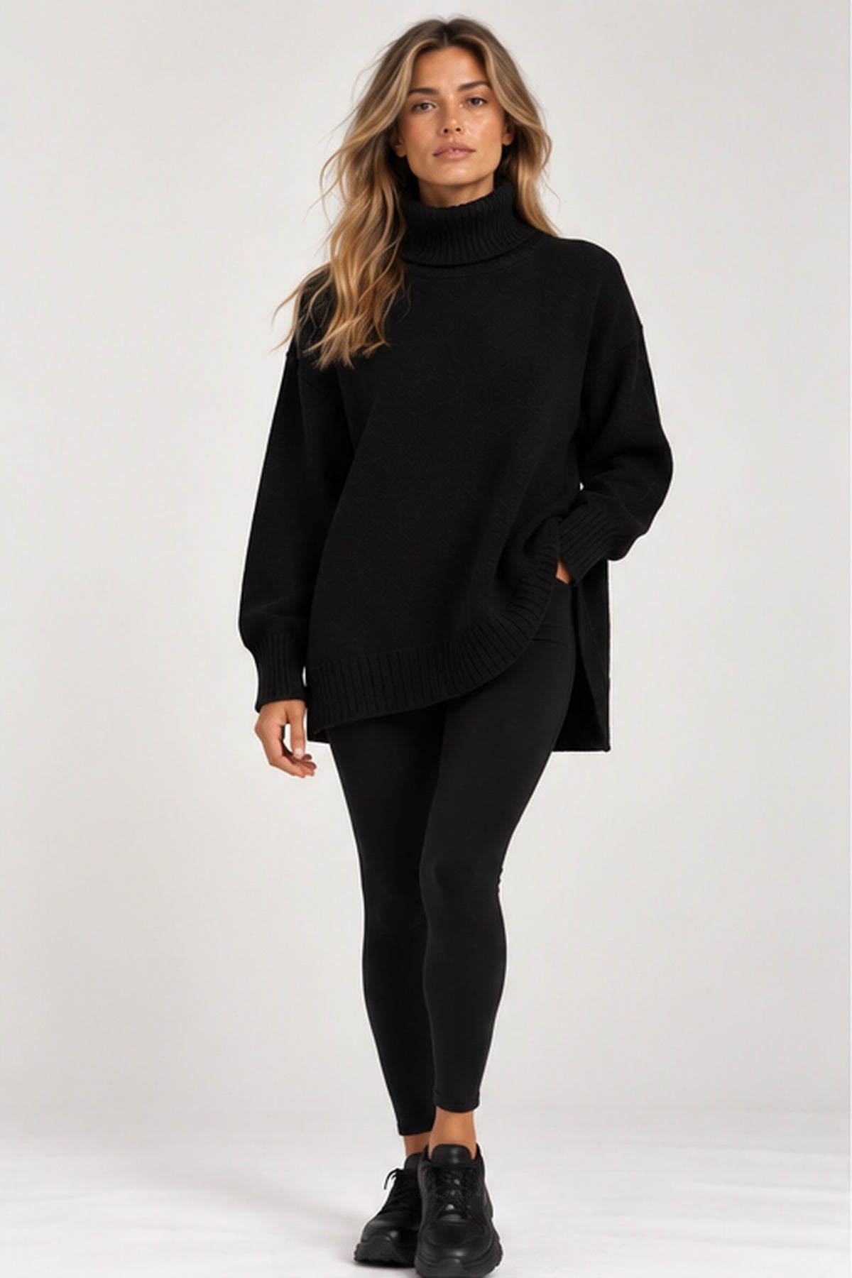 Maglione Lungo Nero