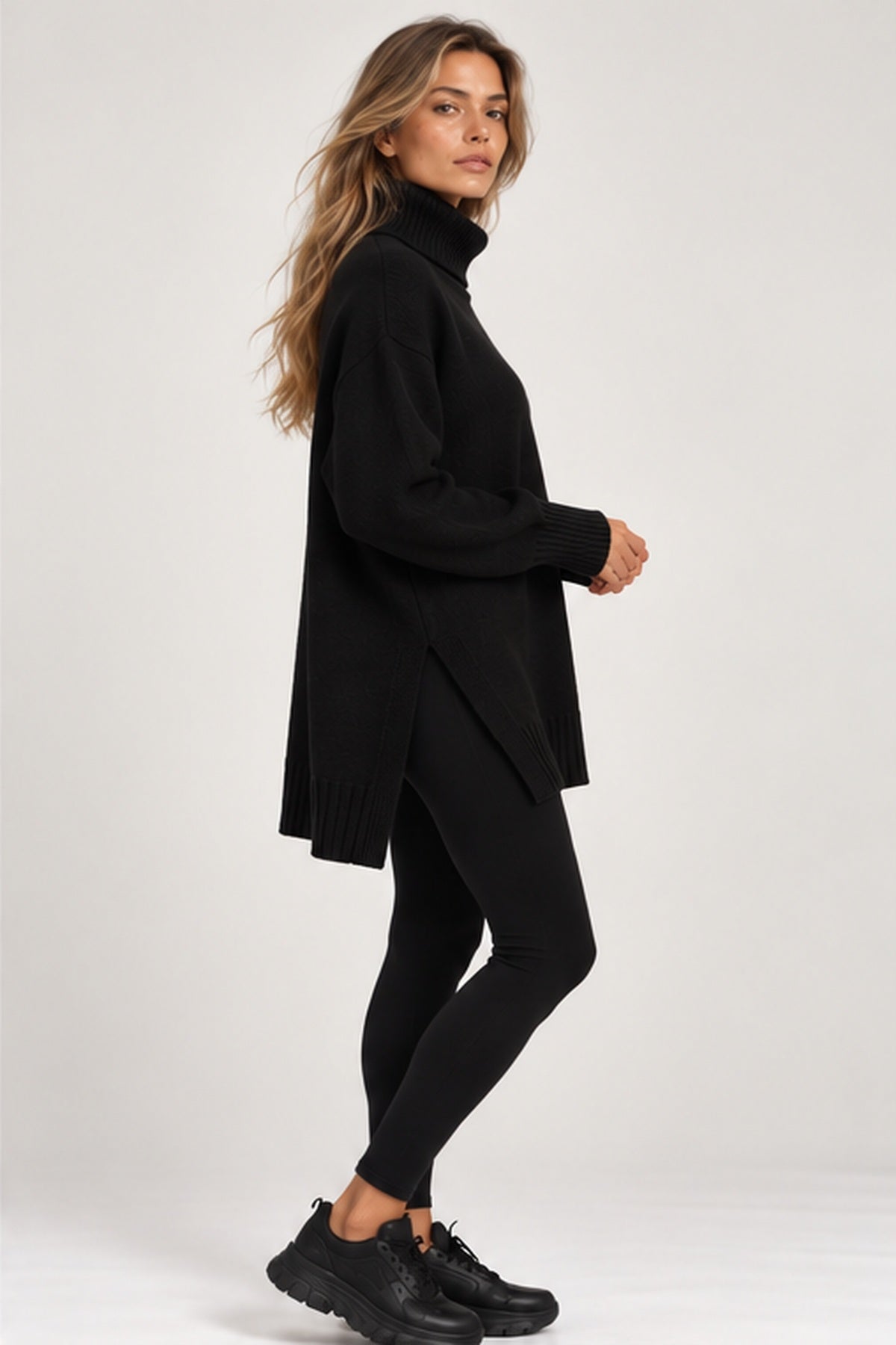 Maglione Lungo Nero