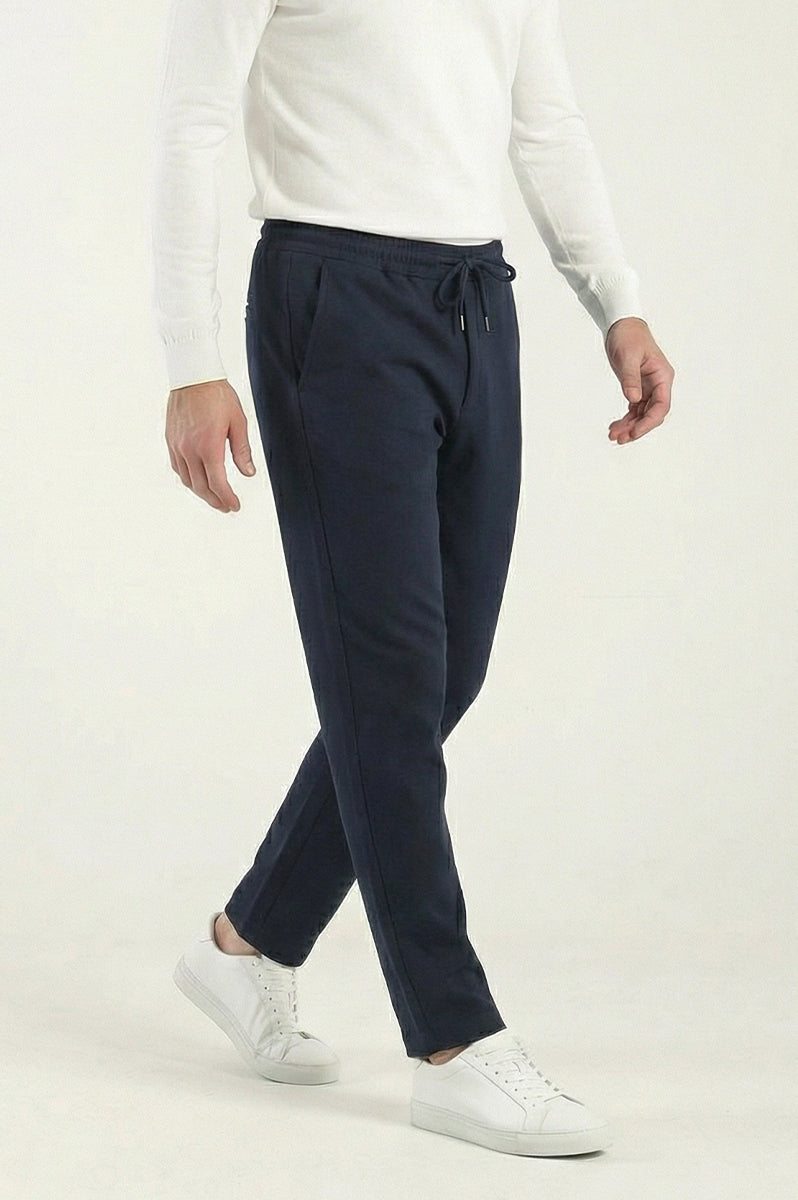 Fleece-Lined Blue Trousers