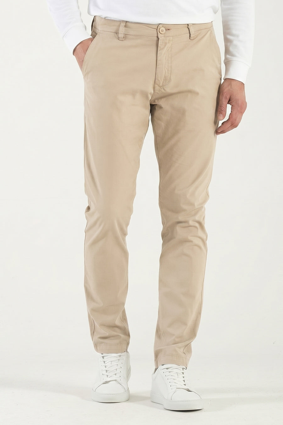 Pack Camicia Bianca e Pantaloni Beige