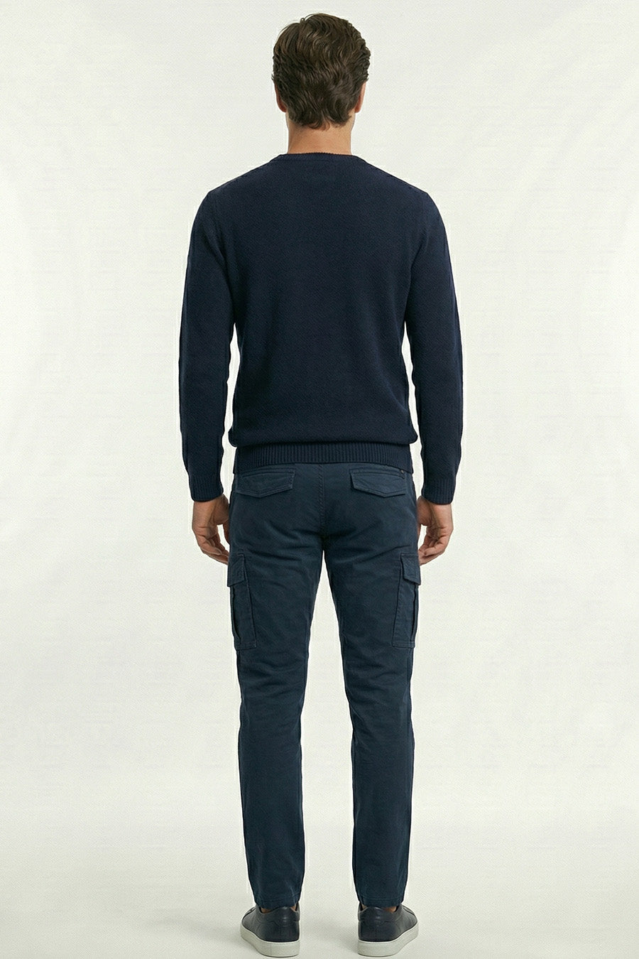 Pantaloni Tasconi albastru bleumarin