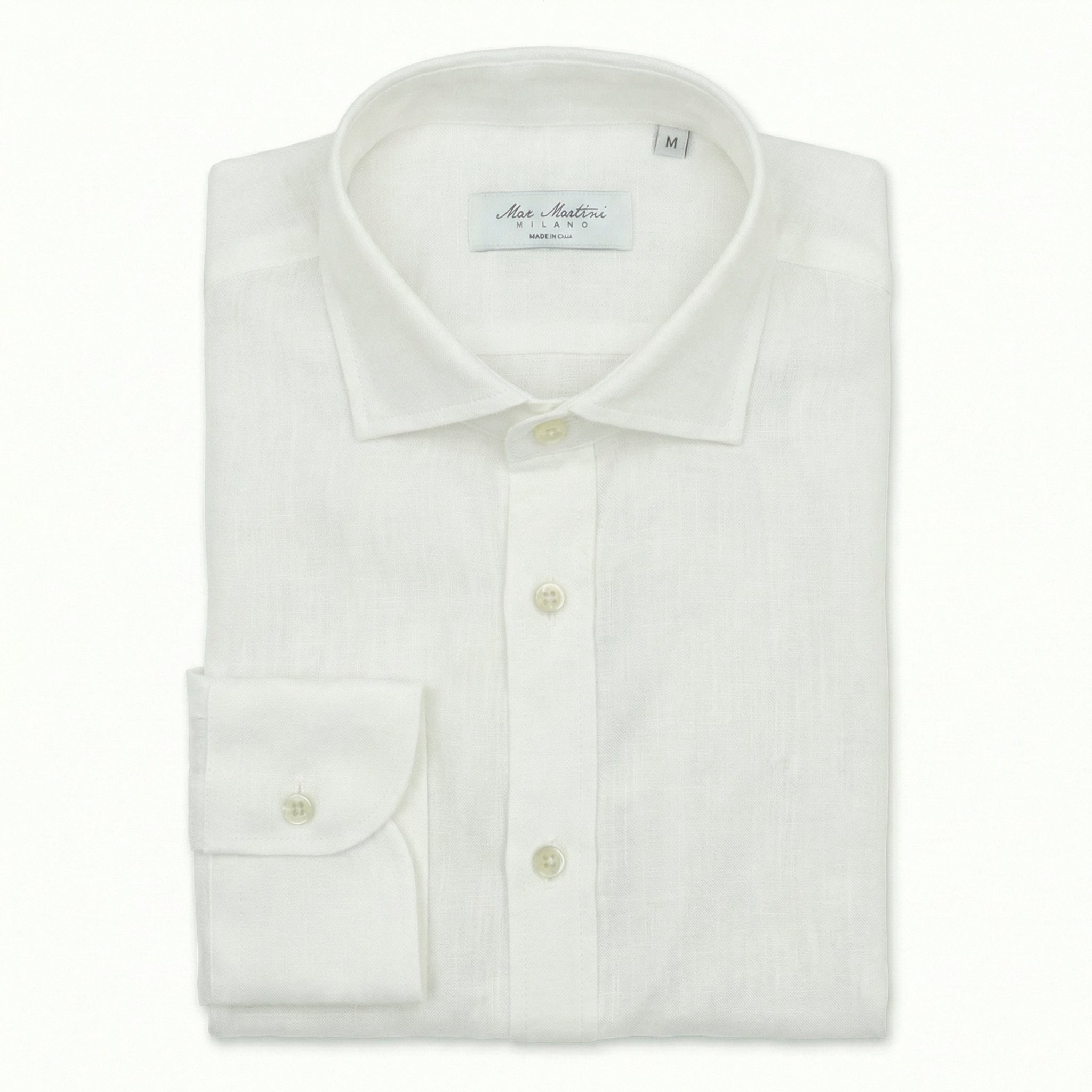 Camicia Puro Lino Bianca