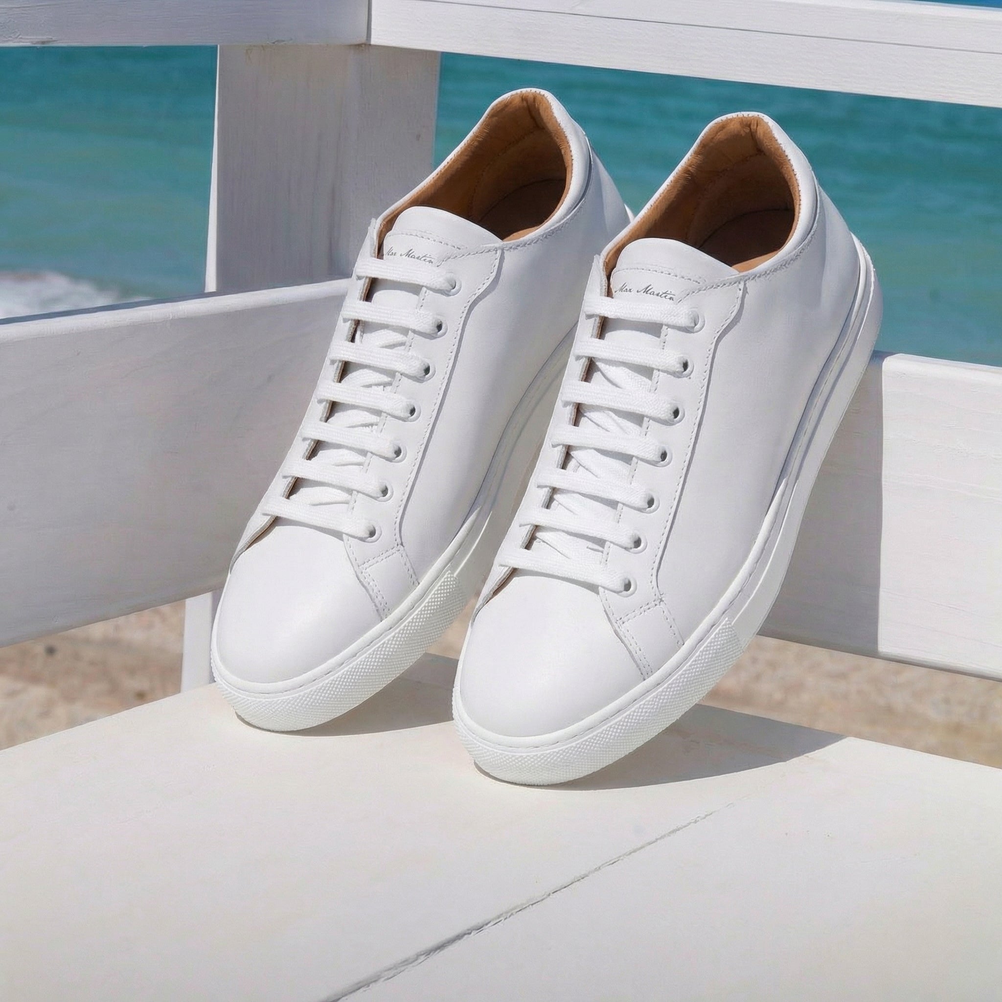 Sneakers Uomo Bianca Paris