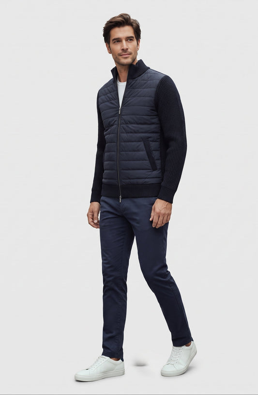 Giubbotto Moderno Blue Navy