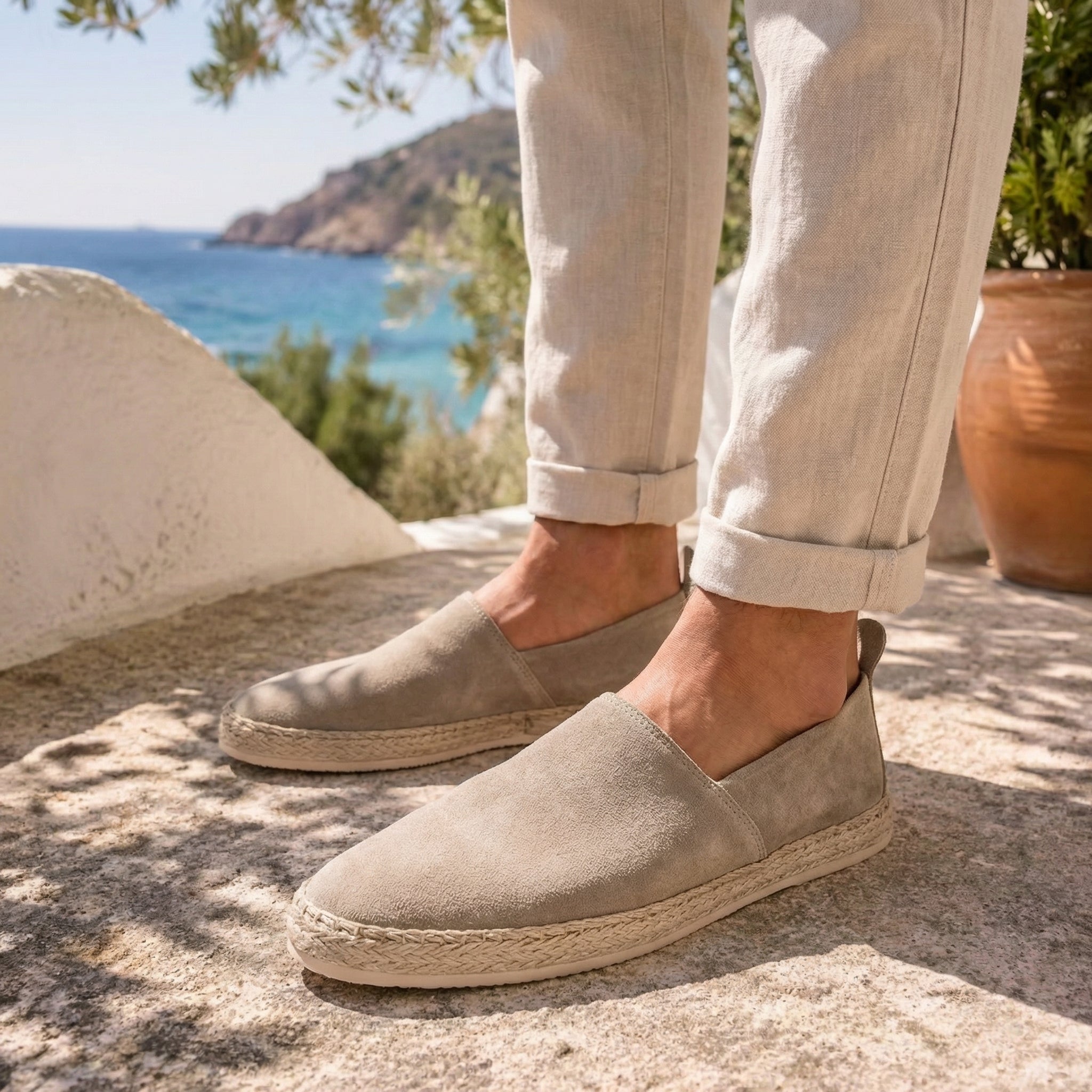Espadrilles Beige Taupe