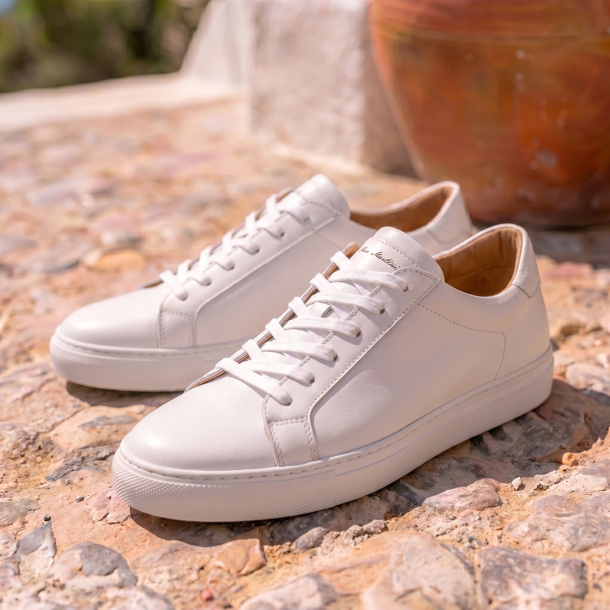 Sneakers Uomo Bianca Paris