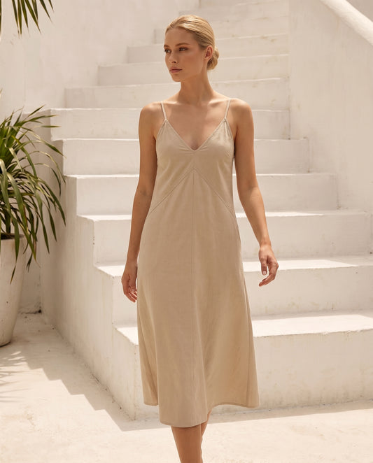 Vestito Estate Colore Beige