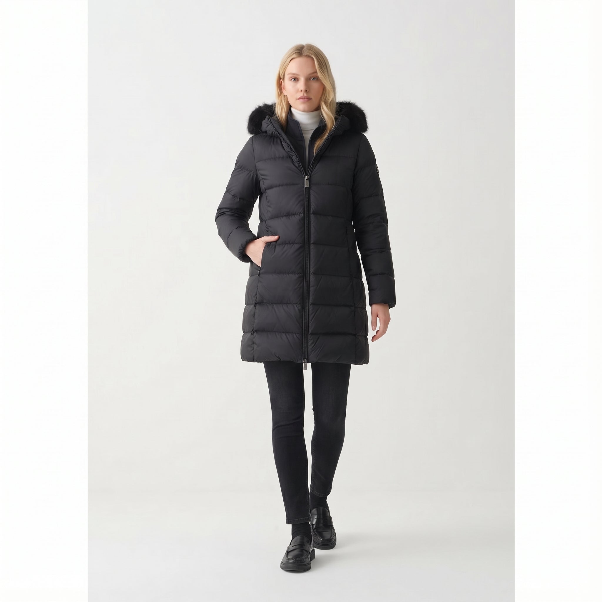 Piumino Cortina Nero