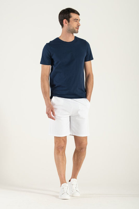Bermuda Felpato Bianco