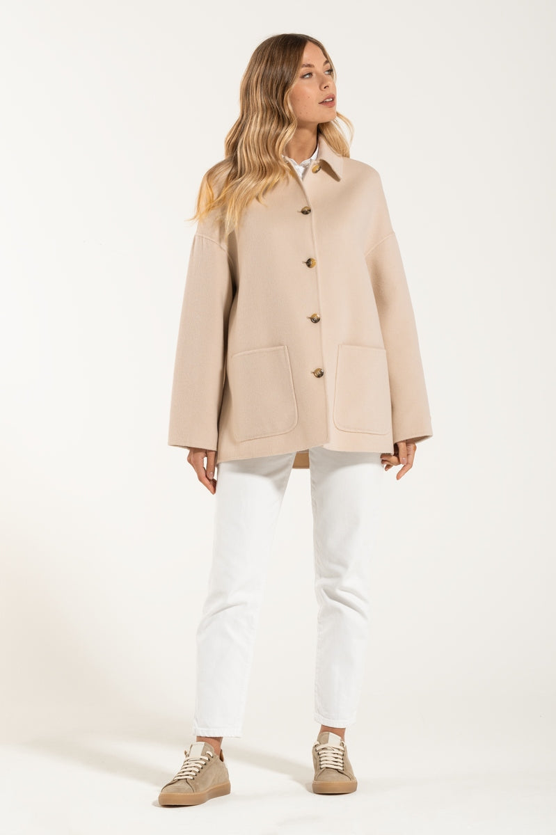 Giacca Cappotto Camel
