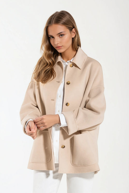 Giacca Cappotto Camel