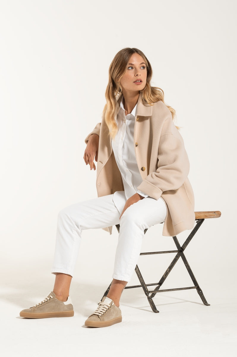 Giacca Cappotto Camel