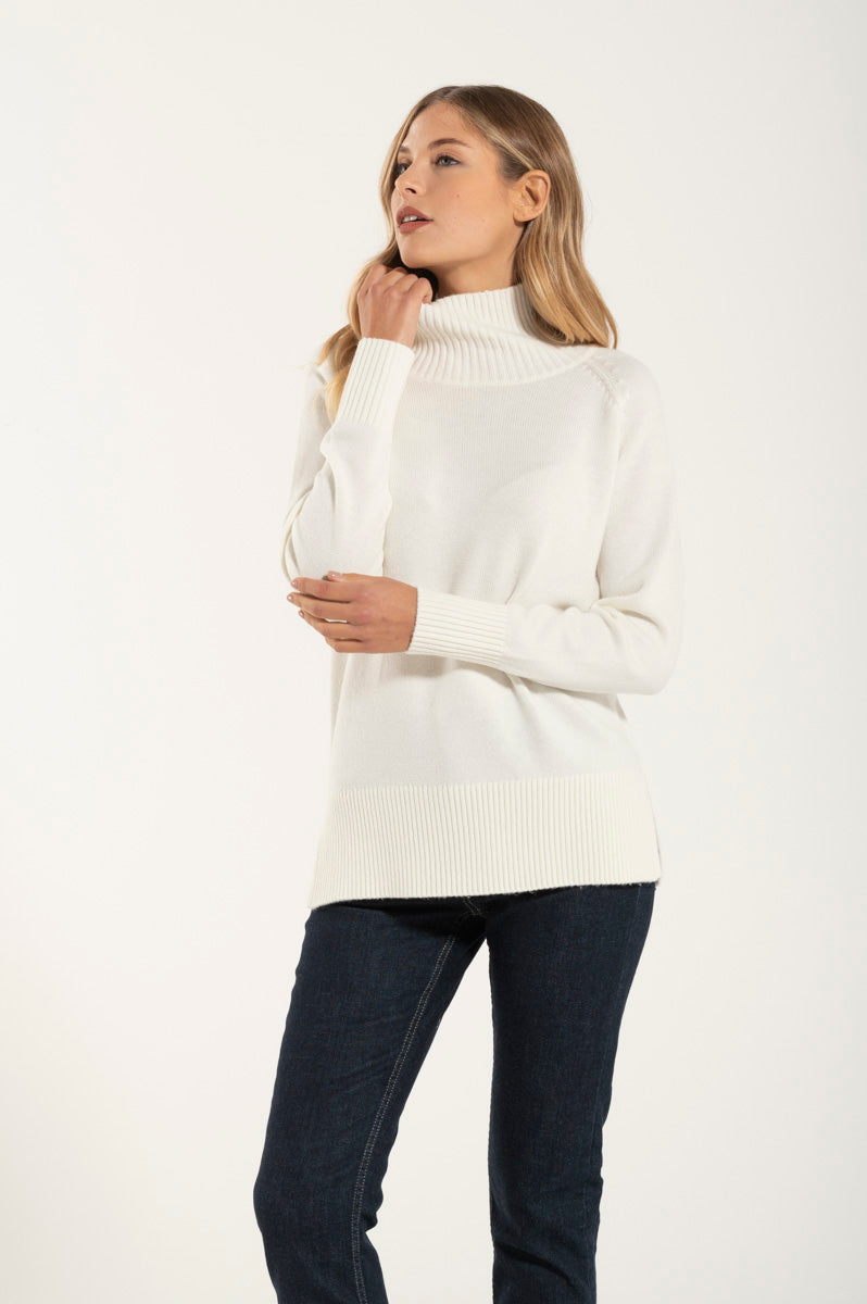 Collo Alto Cashmere Premium Naturale