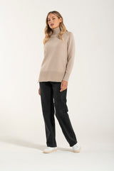 Collo Alto Cashmere Premium Crema