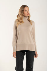 Collo Alto Cashmere Premium Crema