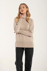 Collo Alto Cashmere Premium Crema