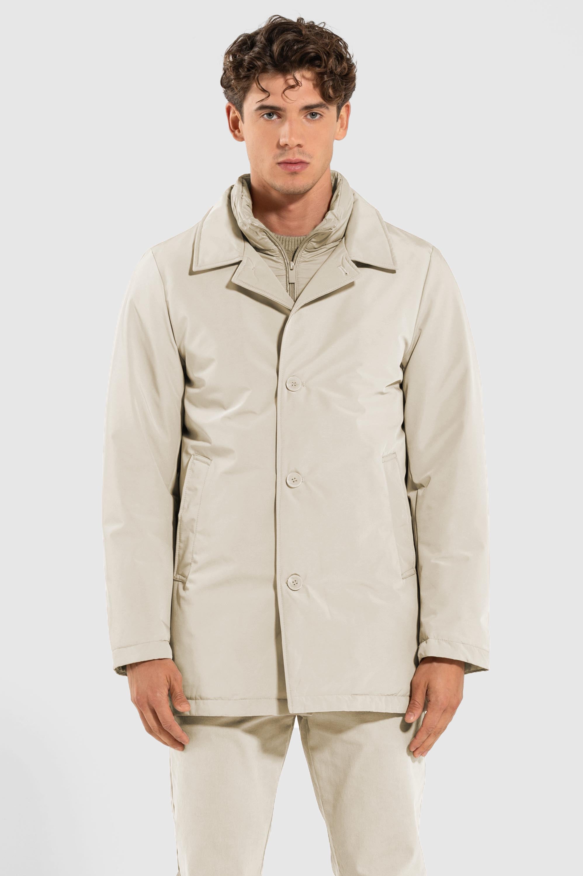 Giubbotto Tecnico Beige Chiaro 182024