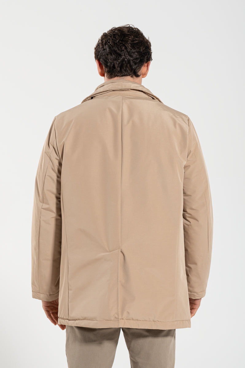 Giubbotto Tecnico Colore Beige Medio Regular Fit