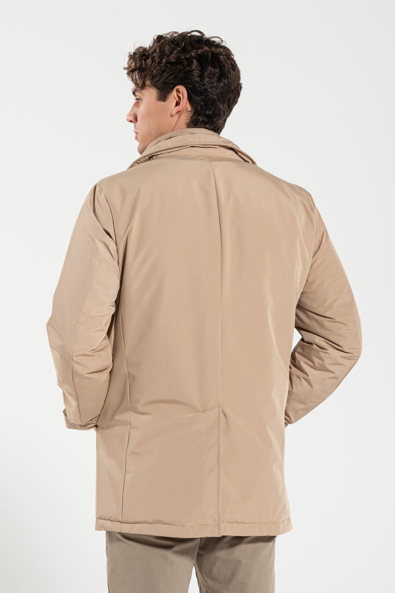 Giubbotto Tecnico Colore Beige Medio Regular Fit