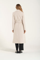 Cappotto New Cream Cashmere e Lana