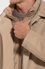 Giubbotto Tecnico Colore Beige Medio Regular Fit