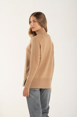 Collo Alto Cashmere Premium Cammello