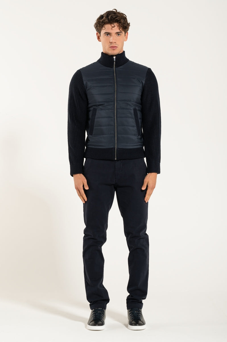 Giubbotto Moderno Blue Navy