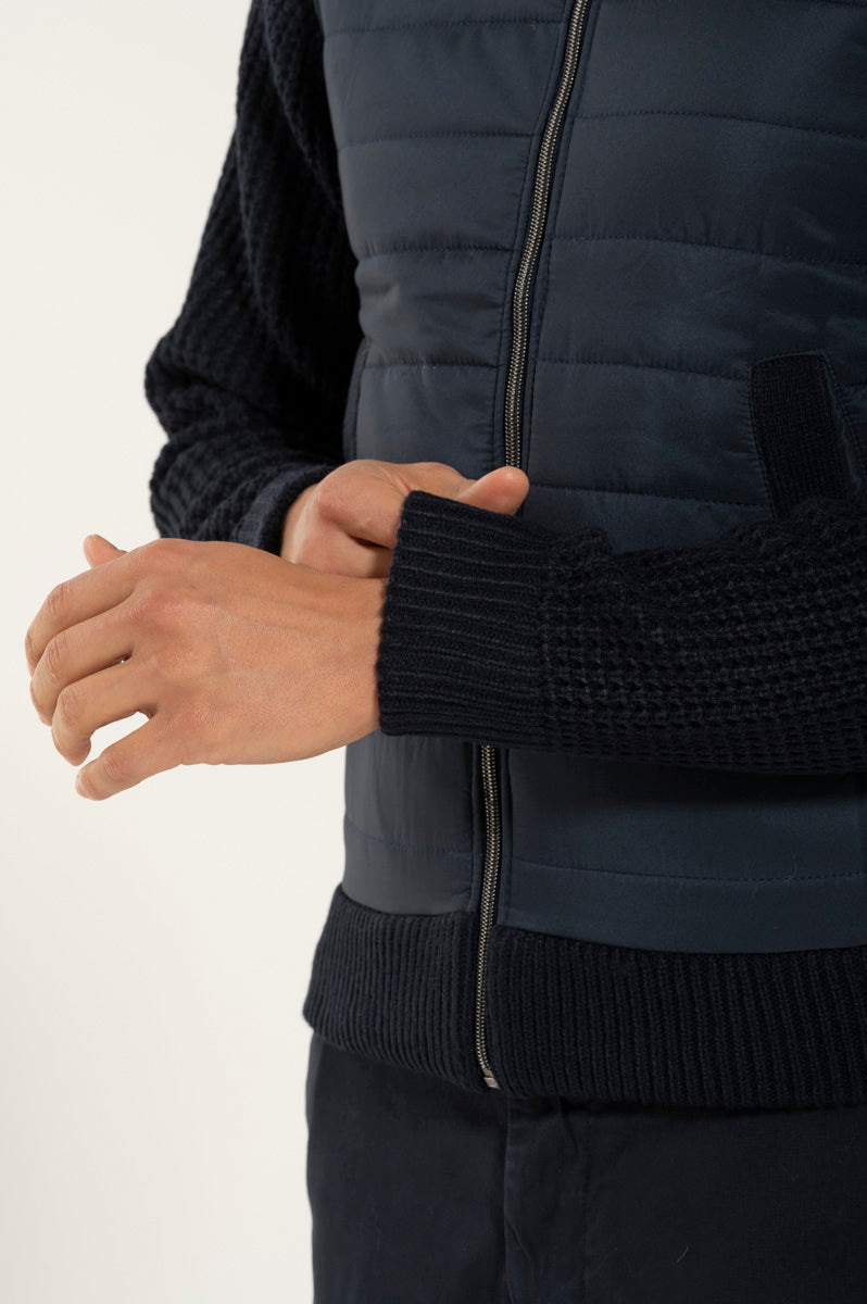 Giubbotto Moderno Blue Navy