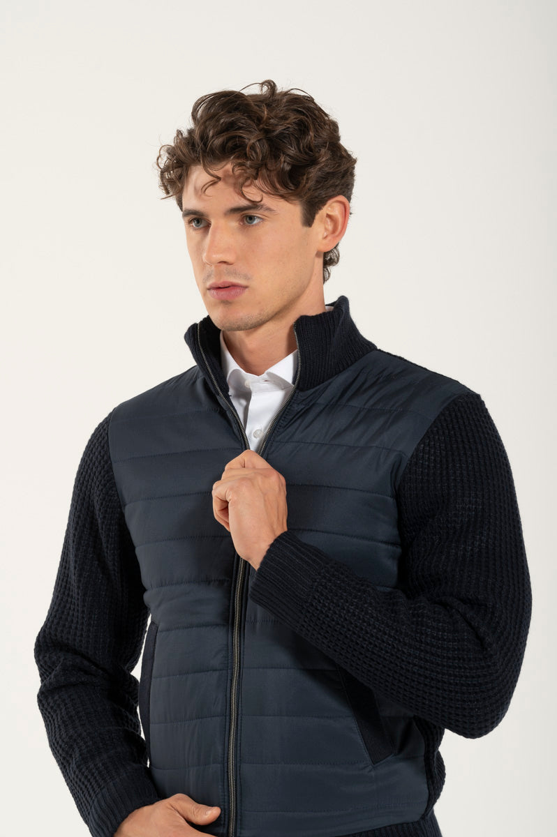Giubbotto Moderno Blue Navy