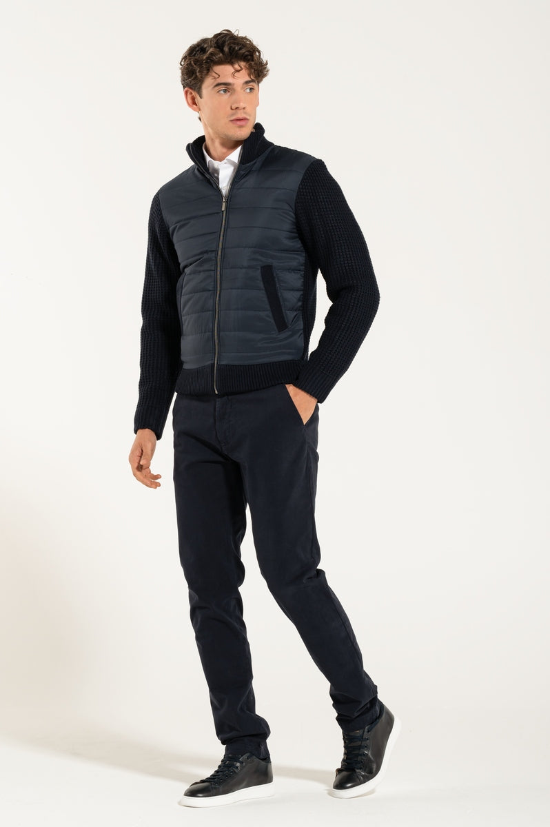Giubbotto Moderno Blue Navy