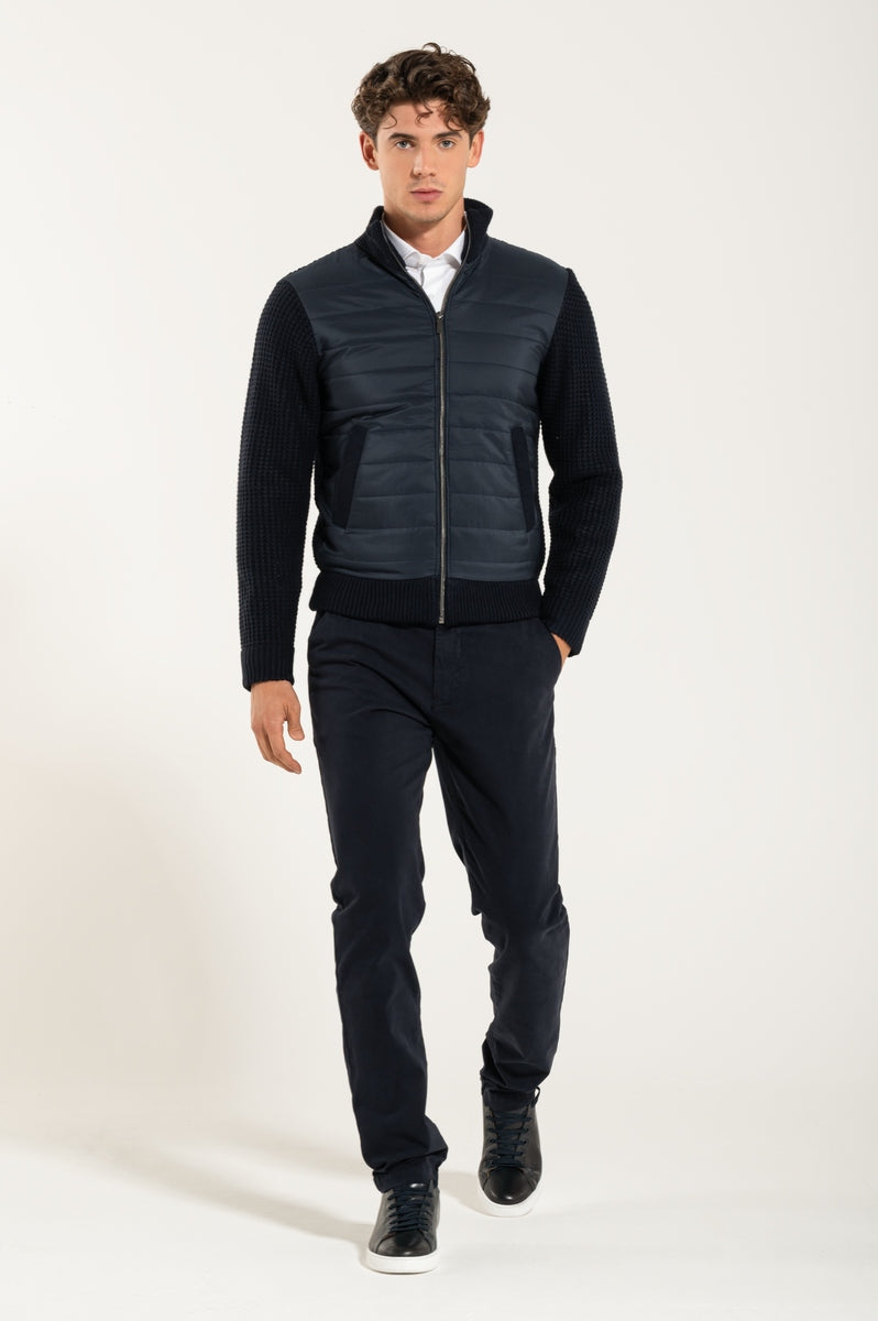 Giubbotto Moderno Blue Navy